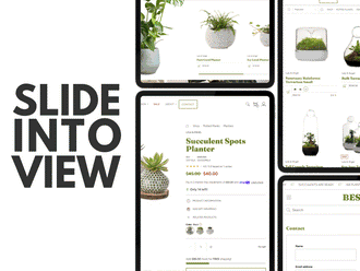 Unique design helps draw your customers into the storyline of your store and its product line to help persuade your sales