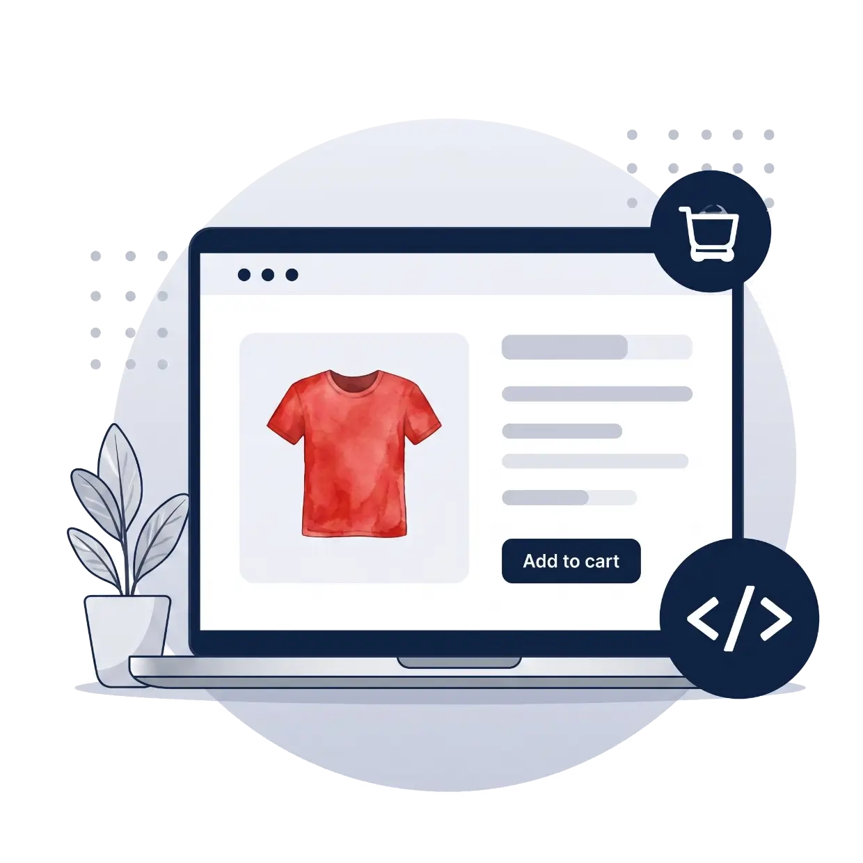 Red plug design shopify development
