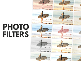 App Inspired Filters40+ filters are available to style your images just like you would within your apps. Maybe simply black and white with a colored overlay?